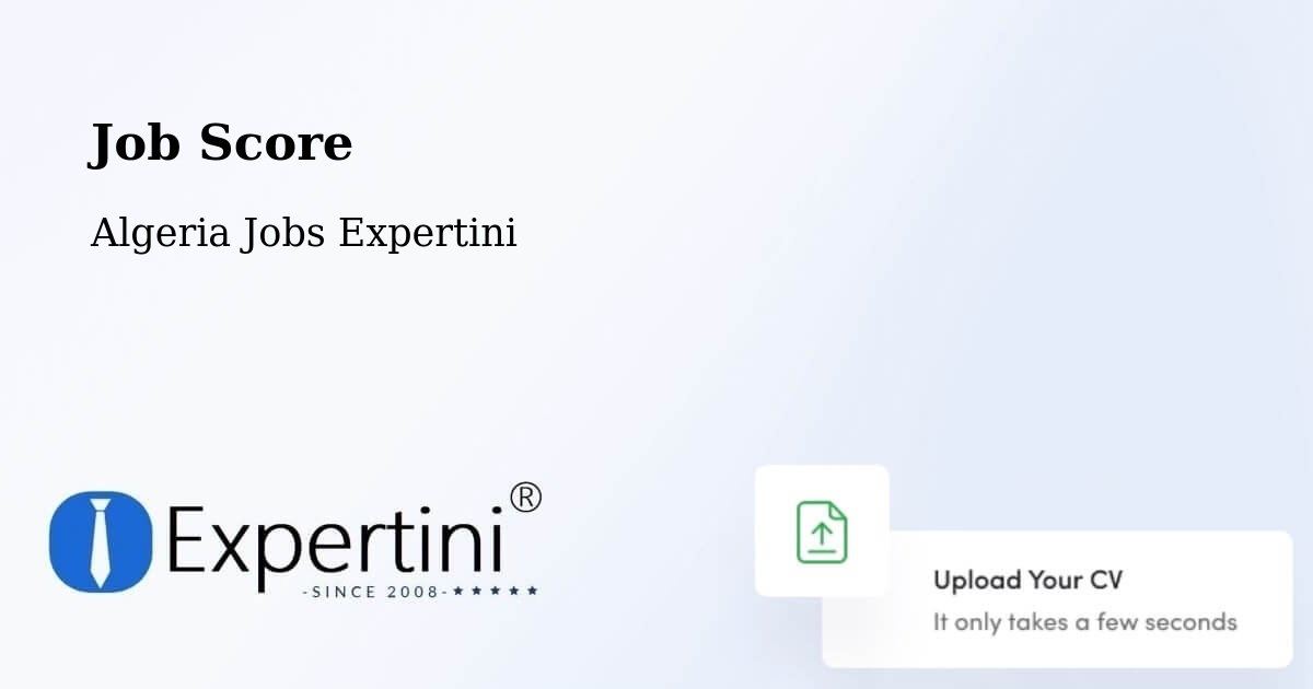 Job Score & Job Description Score Tool – Annaba - Algeria Jobs Expertini